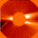 Image of comet in LASCO